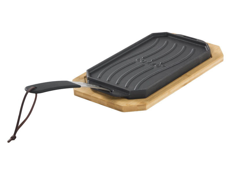 cozze Cozze wendbare gusseiserne Pfanne mit Untersetzer 165 x 330 mm