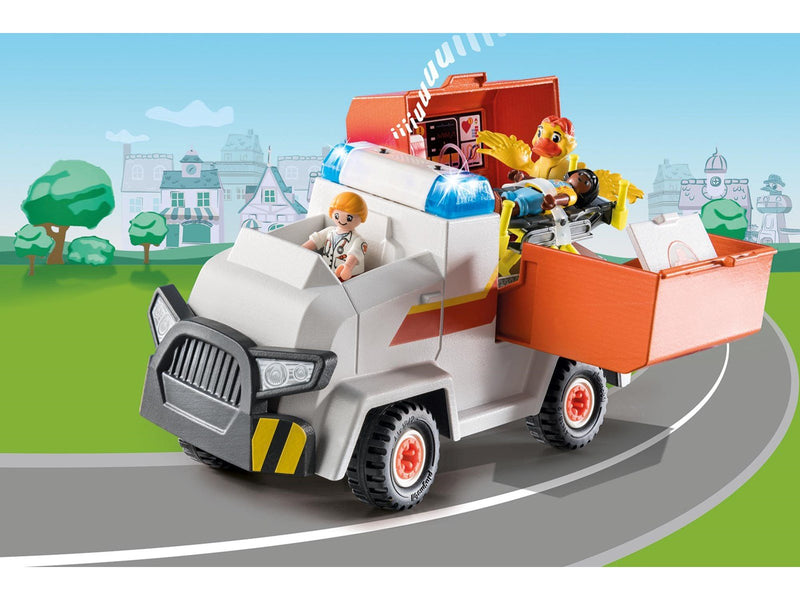 Playmobil Duck On Call - Duck On Call - Ambulance Emergency Vehicle