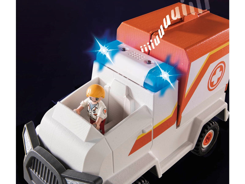 Playmobil Duck On Call - Duck On Call - Ambulance Emergency Vehicle