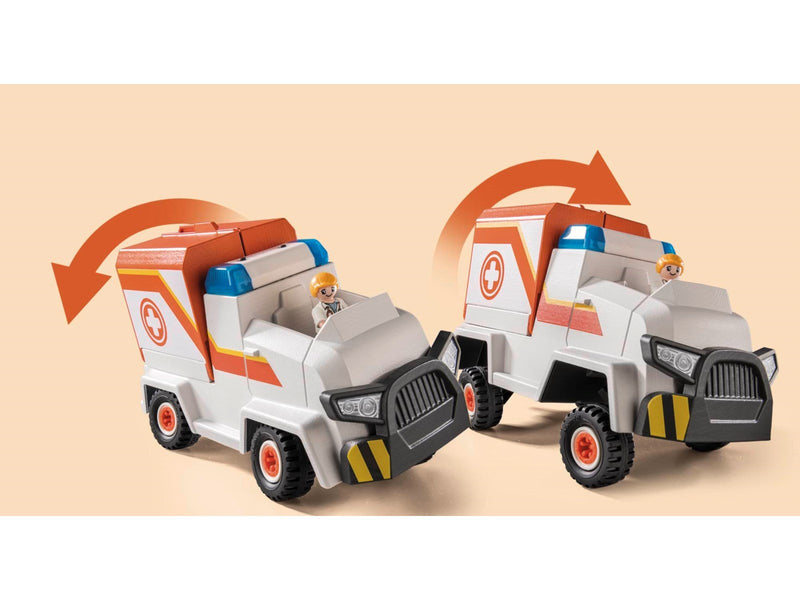 Playmobil Duck On Call - Duck On Call - Ambulance Emergency Vehicle