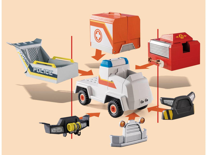Playmobil Duck On Call - Duck On Call - Ambulance Emergency Vehicle