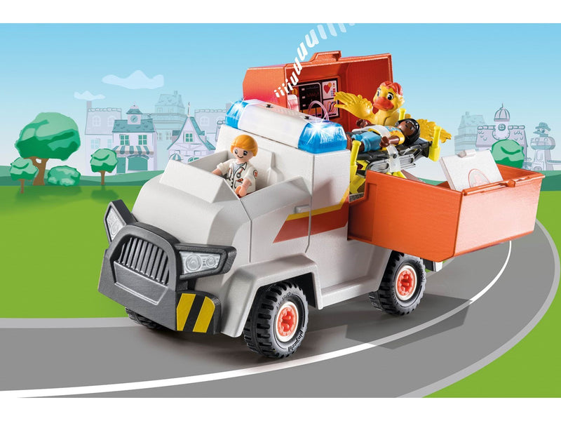 Playmobil Duck On Call - Duck On Call - Ambulance Emergency Vehicle