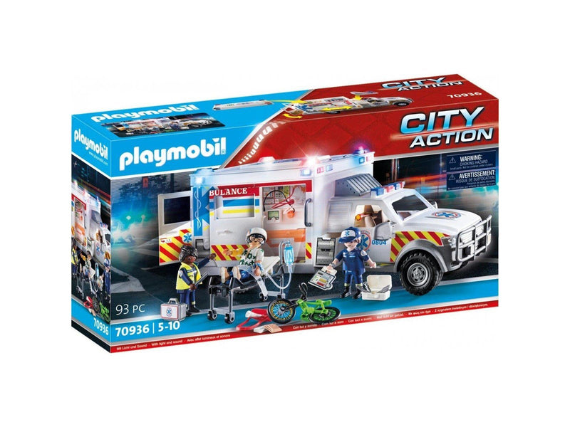 Playmobil City Action - Rettungs-Fahrzeug: US Ambulance