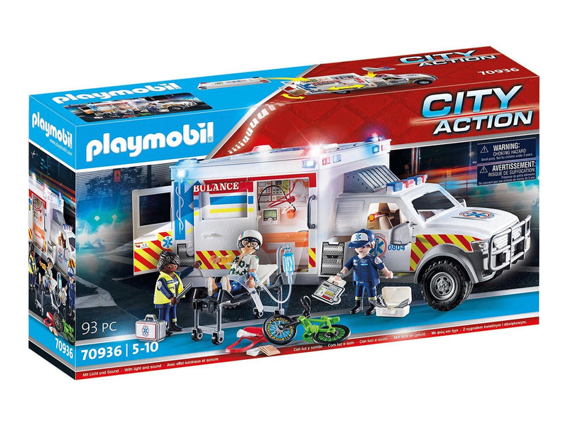 Playmobil City Action - Rettungs-Fahrzeug: US Ambulance