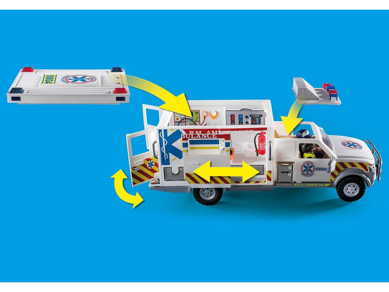 Playmobil City Action - Rettungs-Fahrzeug: US Ambulance