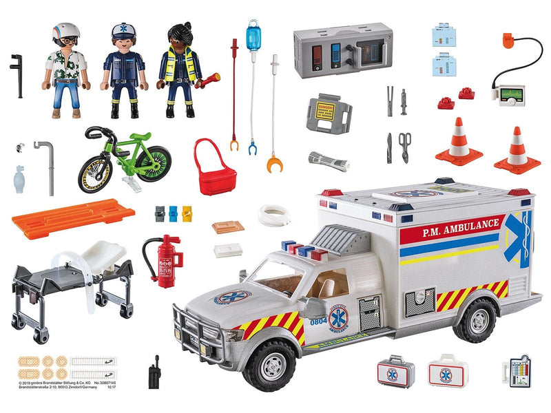 Playmobil City Action - Rettungs-Fahrzeug: US Ambulance