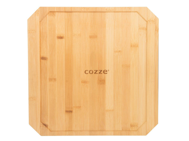 cozze Cozze wendbare gusseiserne Pfanne mit Untersetzer 330 x 330 mm.