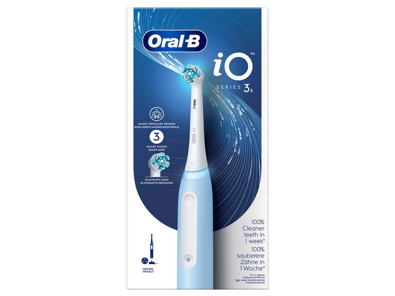 Oral-B Elektrische Zahnbürste iO3S Ice Blue