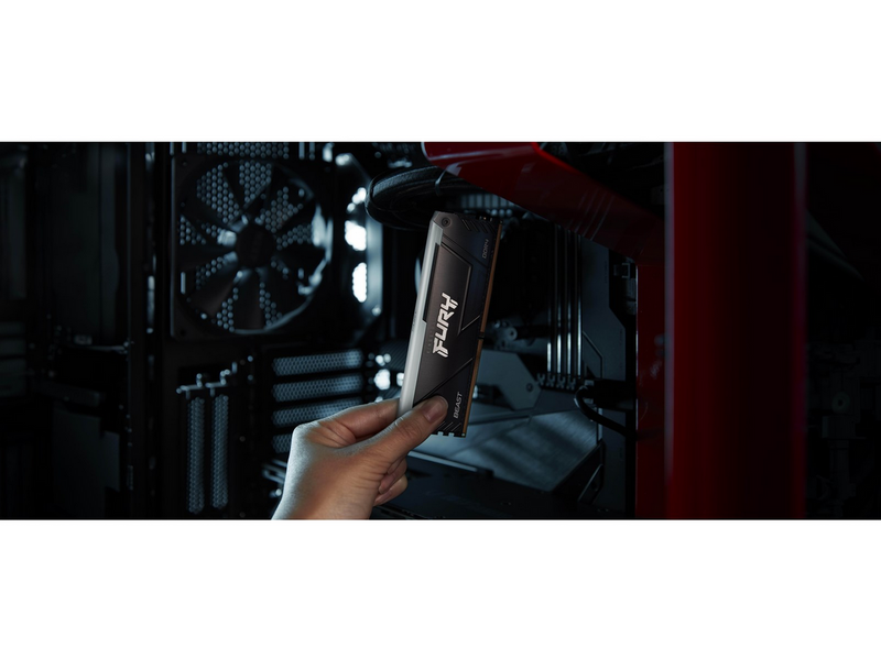 Kingston FURY Beast RGB DDR4-3200 - 16GB - CL16 - Dual Channel (2 pcs) - Intel XMP - Schwarz