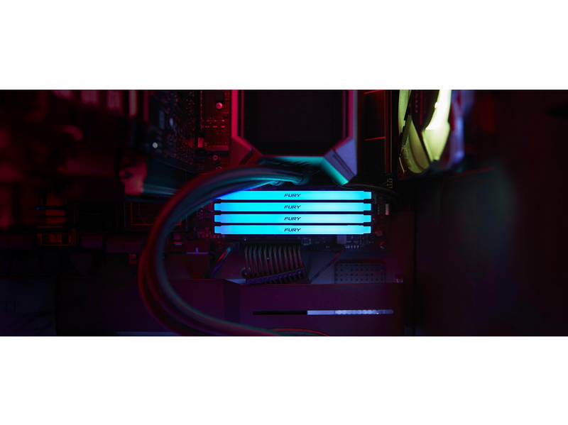 Kingston FURY Beast RGB DDR4-3600 - 32GB - CL18 - Dual Channel (2 pcs) - Intel XMP - Schwarz mit RGB