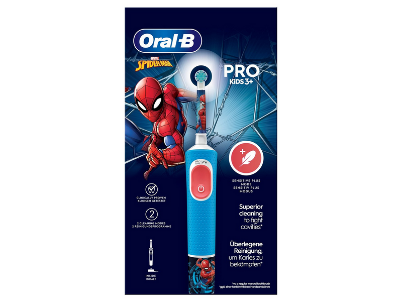Oral-B Elektrische Zahnbürste Vitality Pro Kids Spider-Man