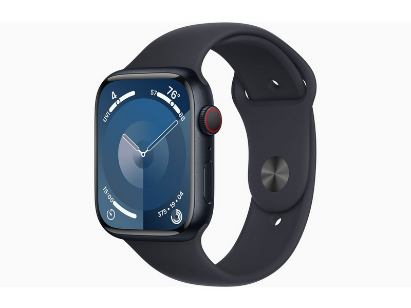 Apple Watch Series 9 GPS + Cellular 45mm - Midnight Aluminium Case with Midnight Sport Band - M/L