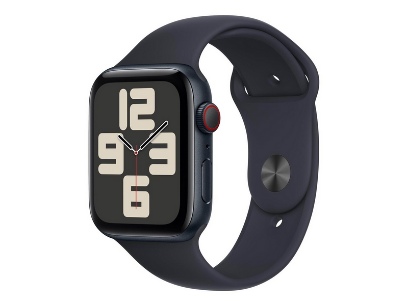 Apple Watch SE GPS + Cellular 44mm - Midnight Aluminium Case with Midnight Sport Band - M/L