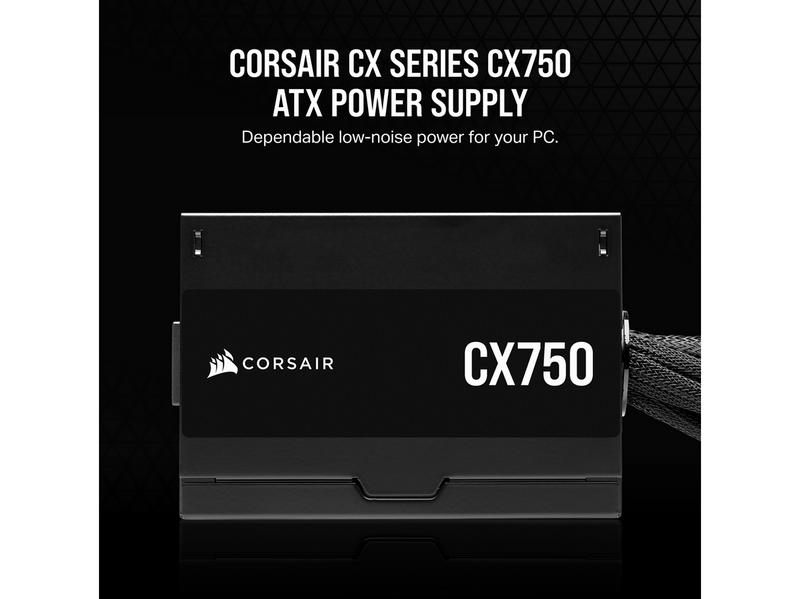 Corsair CX750 Netzteile - 750 Watt - 120 mm - ATX 2.4 - 80 Plus Bronze zertifiziert