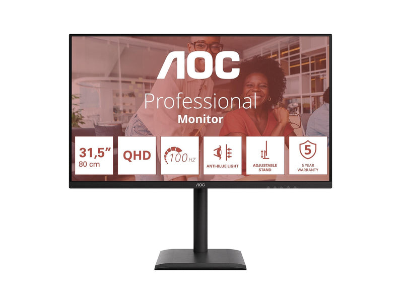 32" AOC Q32E4U - E4 Series - LED monitor - 32" - HDR
