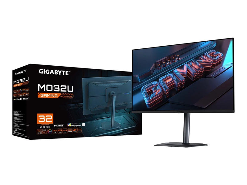 32" GIGABYTE MO32U - 3840x2160 (4K) - 165Hz - QD-OLED - KVM switch *DEMO*