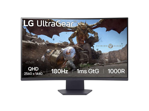 32" LG 32GS60QC-B - 2560x1440 (QHD) - 180Hz - VA