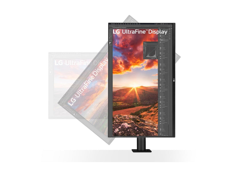 32" LG UltraFine Ergo 32UN880K-B - 3840x2160 (4K) - 60Hz - IPS - 60W USB-C
