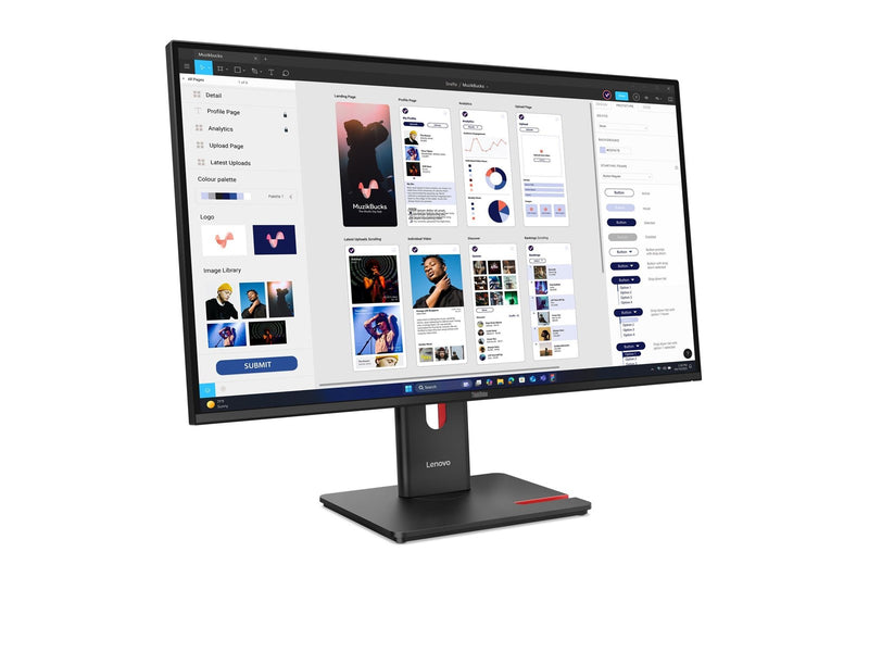 32" Lenovo ThinkVision T32UD-40 - 3840x2160 (4K) - 75Hz - IPS