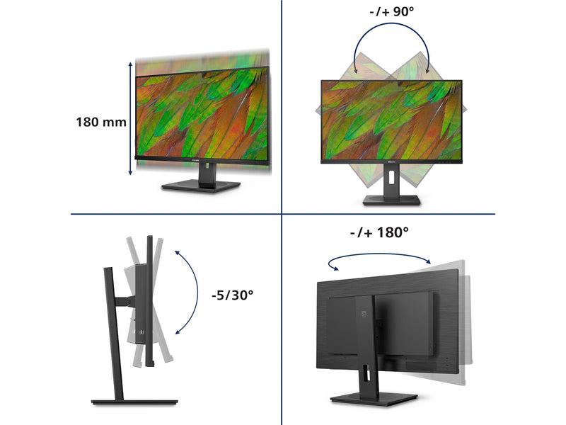 32" Philips 32B1N3800/00 - 3840x2160 (4K) - 60Hz - VA