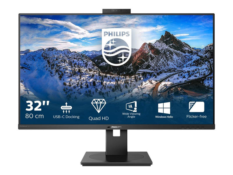 32" Philips Brilliance P-line 326P1H - 2560x1440 (QHD) - 75Hz - IPS - 90W USB-C