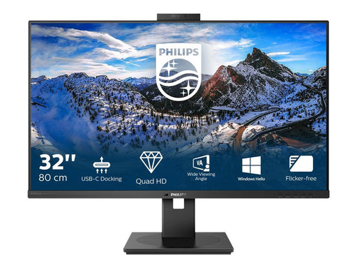 32" Philips Brilliance P-line 326P1H - 2560x1440 (QHD) - 75Hz - IPS - 90W USB-C