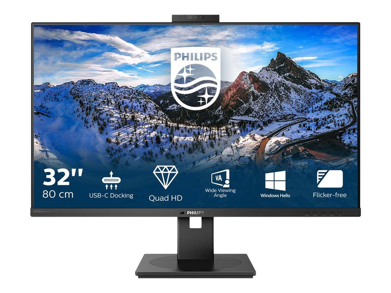 32" Philips Brilliance P-line 326P1H - 2560x1440 (QHD) - 75Hz - IPS - 90W USB-C
