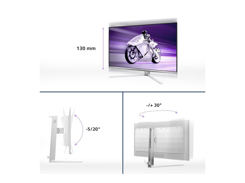 32" Philips Evnia 8000 32M2N8900 - 3840x2160 (4K) - 240Hz - QD-OLED - 65W USB-C - KVM switch