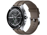 Xiaomi Watch 2 Pro - Silver Case with Brown Leather Strap