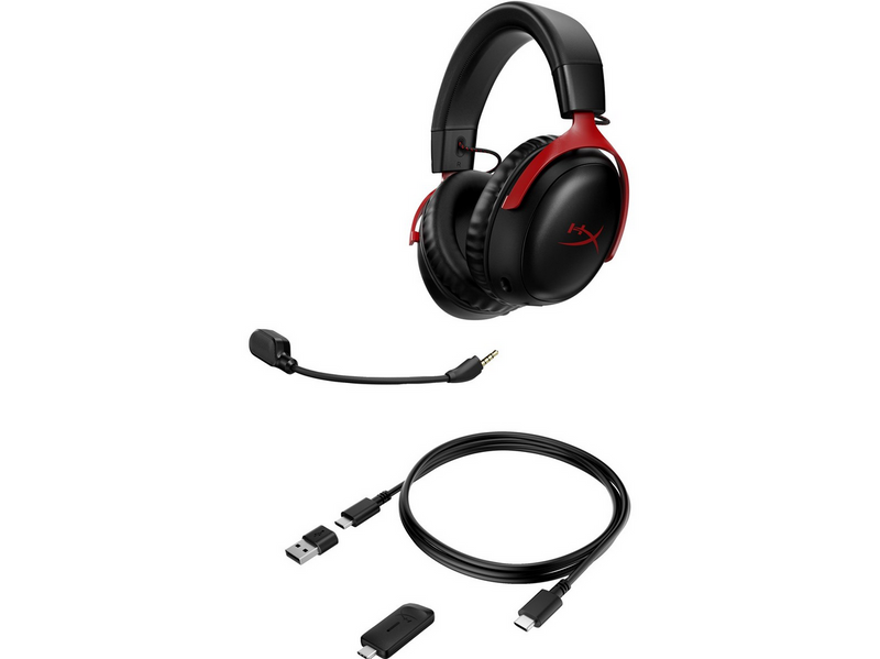 HyperX Cloud III Wireless - Black/Red