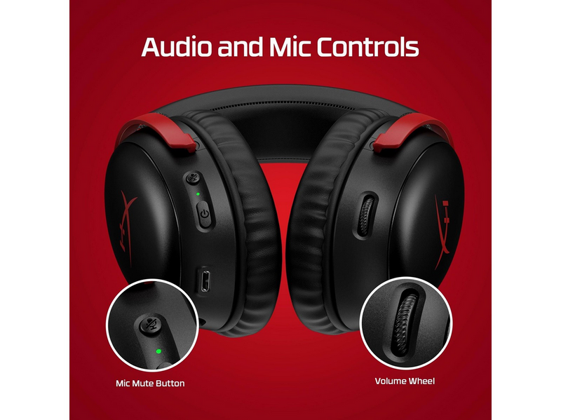 HyperX Cloud III Wireless - Black/Red