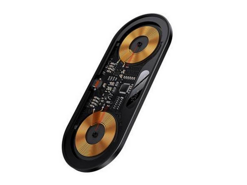 Baseus Dual Qi wireless charger Digital LED Display 20W