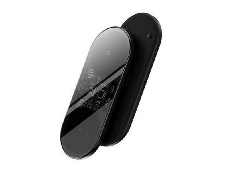 Baseus Dual Qi wireless charger Digital LED Display 20W