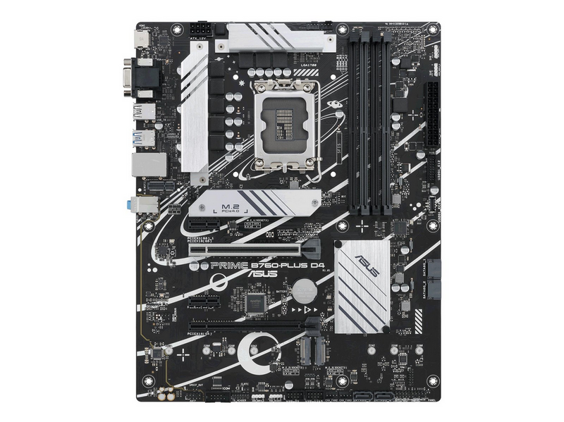 ASUS PRIME B760-PLUS D4 (V2) Mainboard - Intel B760 - Intel LGA1700 - DDR4 RAM - ATX