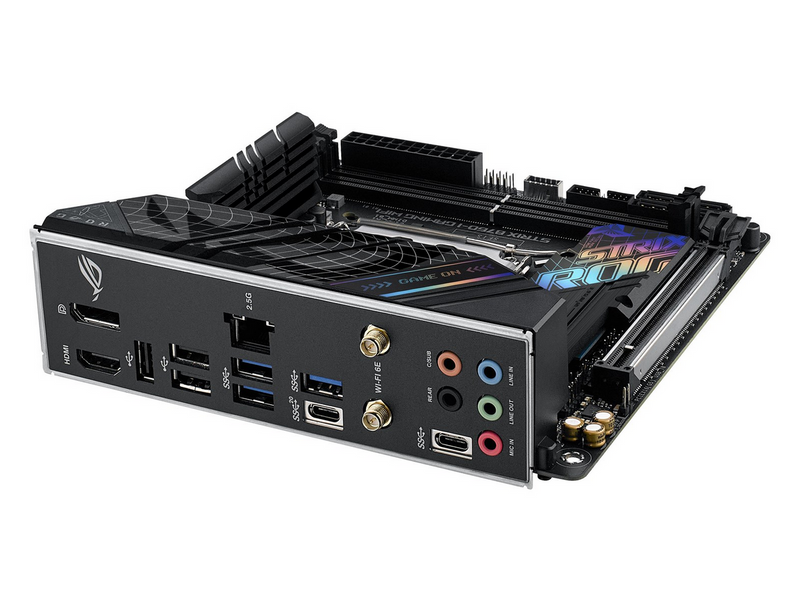 ASUS ROG STRIX B760-I GAMING WIFI (V2) Mainboard - Intel B760 - Intel LGA1700 - DDR5 RAM - Mini-ITX