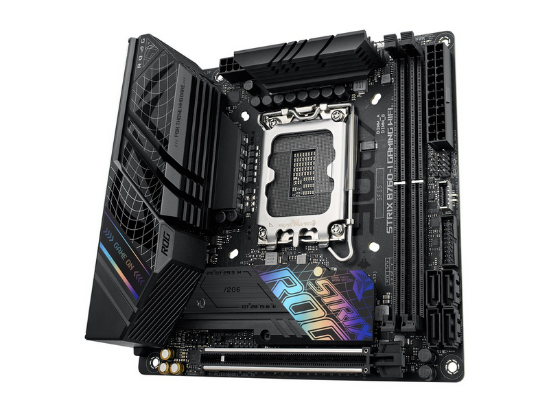ASUS ROG STRIX B760-I GAMING WIFI (V2) Mainboard - Intel B760 - Intel LGA1700 - DDR5 RAM - Mini-ITX