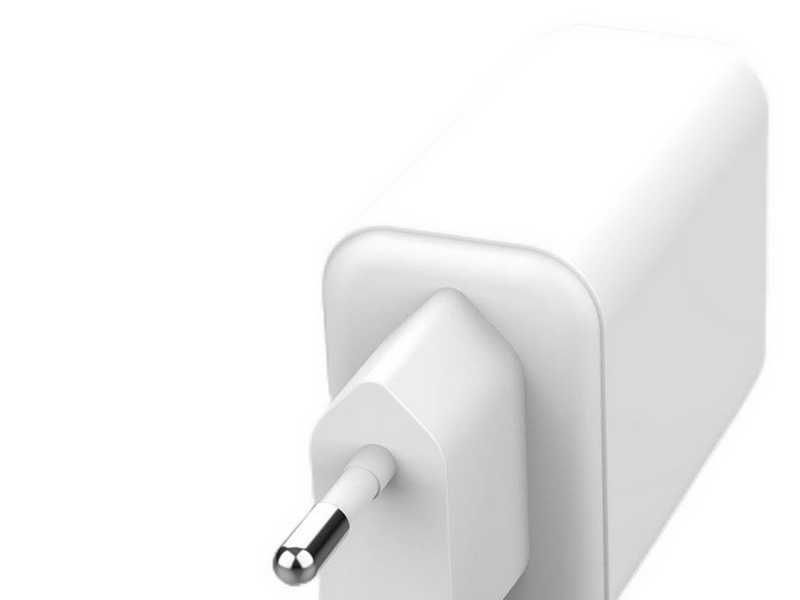 Lippa 65W USB-C PD & USB-A QC GaN Wall Charger - White