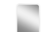 Gillian Jones Tablet Mirror with LED and USB-C - White