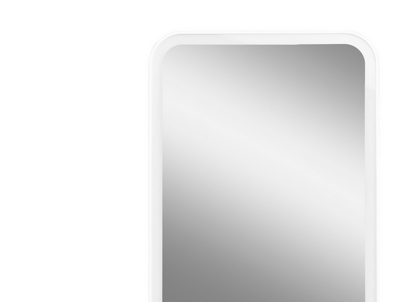 Gillian Jones Tablet Mirror with LED and USB-C - White