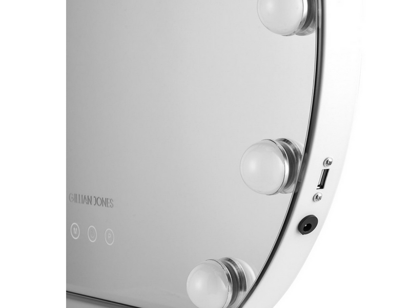 Gillian Jones Hollywood mirror with adjustable lights