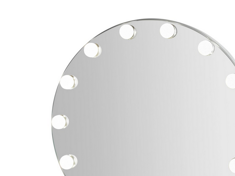Gillian Jones Hollywood mirror with adjustable lights