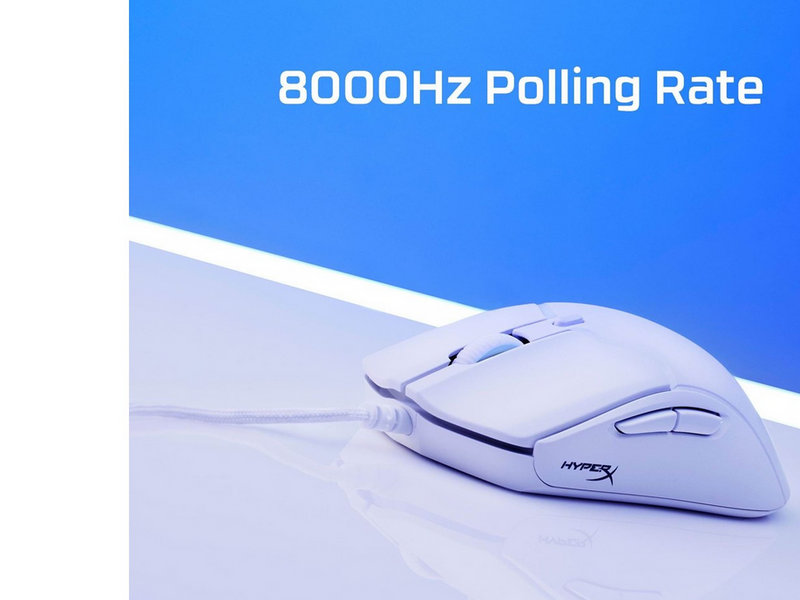 HyperX Pulsefire Haste 2 - White - Gaming Maus (Weiß)