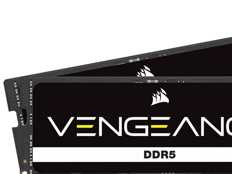 Corsair Vengeance SODIMM DDR5-5600 - 32GB - CL48 - Dual Channel (2 pcs) - Intel XMP - Schwarz