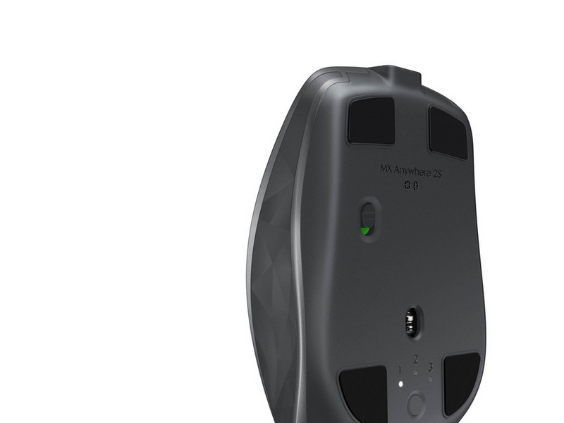 Logitech MX Anywhere 2S Wireless Mouse (BT) - Graphite - Maus (Grau)