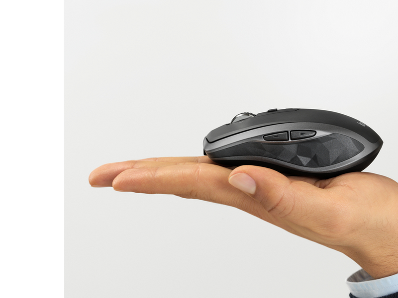 Logitech MX Anywhere 2S Wireless Mouse (BT) - Graphite - Maus (Grau)