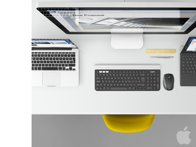 Logitech MX Anywhere 2S Wireless Mouse (BT) - Graphite - Maus (Grau)