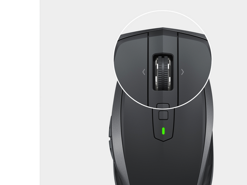 Logitech MX Anywhere 2S Wireless Mouse (BT) - Graphite - Maus (Grau)