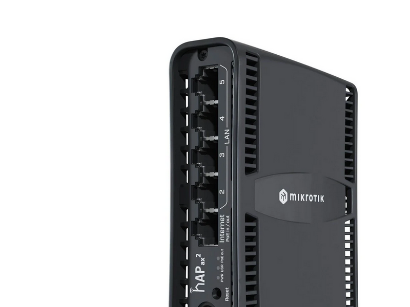 MikroTik hAP ax² - wireless router - Wi-Fi 6 - desktop wall-mountable - Wireless router Wi-Fi 6