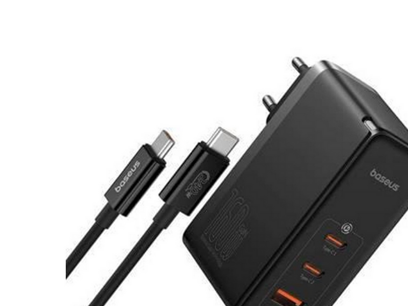 Baseus Wall charger GaN5 Pro 2xUSB-C + USB 160W (black)