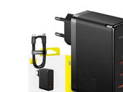 Baseus Wall charger GaN5 Pro 2xUSB-C + USB 160W (black)